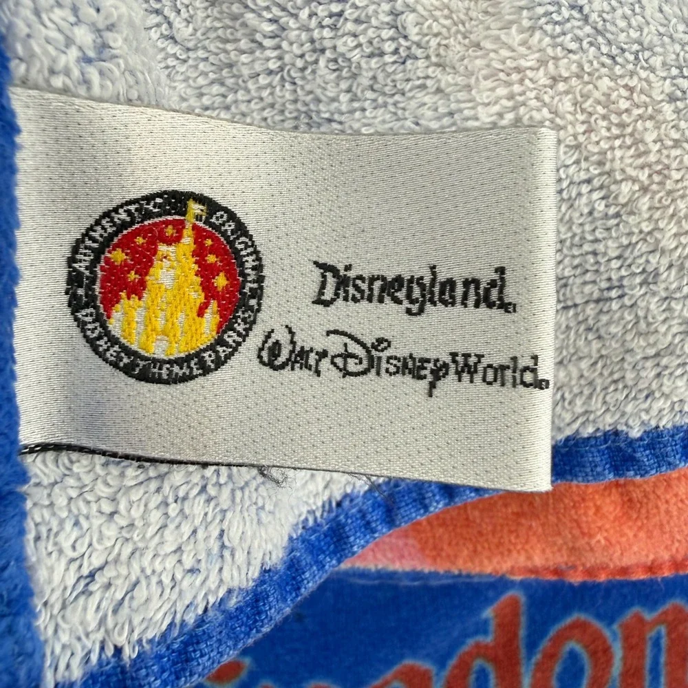 Vintage Disney Splash Mountain Beach Towel Magic Kingdom Brer Rabbit Fox Bear